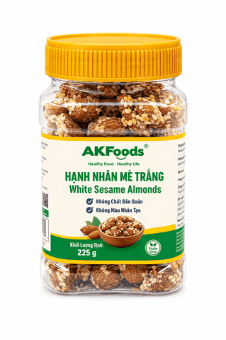 Hạnh Nhân Mè Trắng 225g