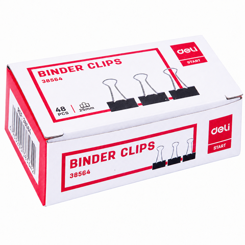 38564_Kẹp Bướm 25mm Màu Đen (48 cái * 72 hộp)