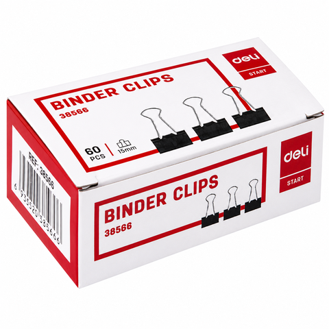 38566_Kẹp Bướm 15mm Màu Đen (60 cái * 120 hộp)