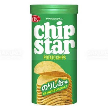 Snack Khoai Tây YBC Chip Star Vị Rong Biển 45g