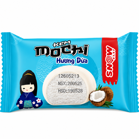 Kem Mochi Vị Dừa (24 Cây *1 Thùng)