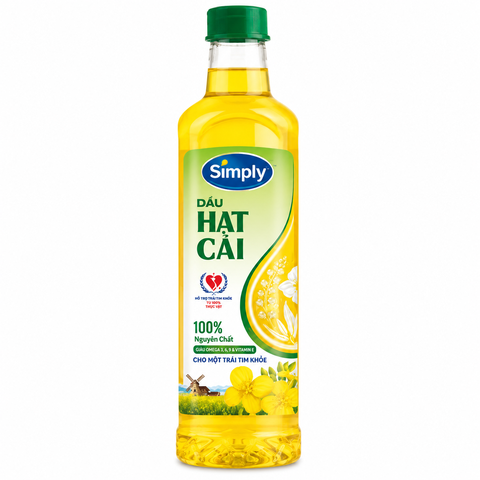 Dầu Hạt Cải Simply (1L*12 Chai)