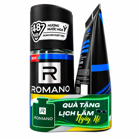 Romano Lăn Khử Mùi Force +25G Sữa Rửa Mặt (50ML * 24 Bộ)