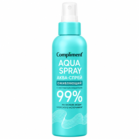 Xịt Khoáng Compliment Aqua Spray 99% Hyaluronic Tảo Biển 200ml