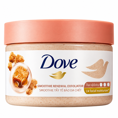 Tẩy Tế Bào Chết Dove Đường Nâu & Hương Dừa 280g