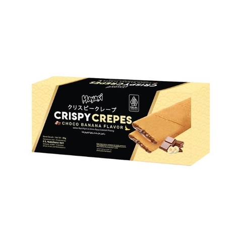 Bánh Crepe Mayasi Crispy Crepes Vị Chuối 85g
