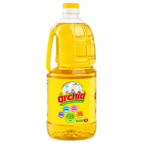 Dầu Thực Vật Hảo Hạng Orchid (2L*6 Chai)