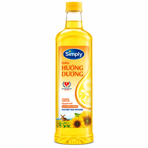 Dầu Hướng Dương Simply (1L*12 Chai)