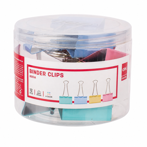 8551A_Kẹp Bướm Nhiều Màu 50mm (12 cái * 36 hộp)