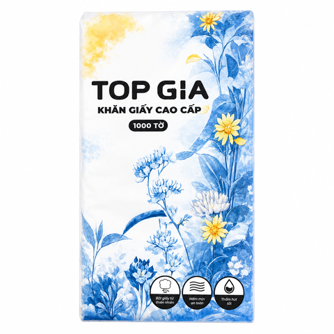 Khăn Giấy Top Gia Cao Cấp Sương Mai 1000 Tờ