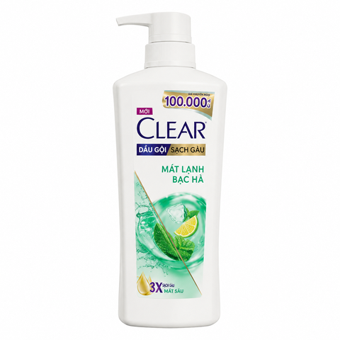 Clear Dầu Gội Mát Lạnh Bạc Hà (350G*24Chai)