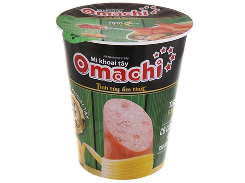 Mì Ly Omachi Vị Lẩu Tôm Càng Có Thịt 112g