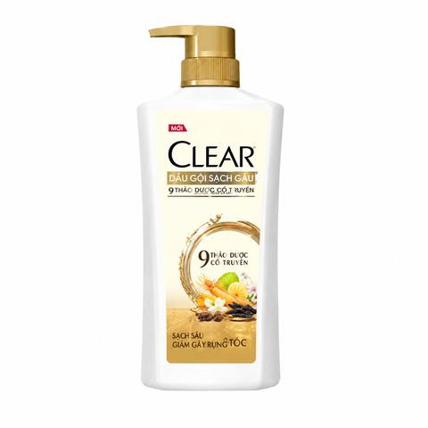 Clear Dầu Gội 9 Thảo Dược Cổ Truyền (630G*8 Chai)