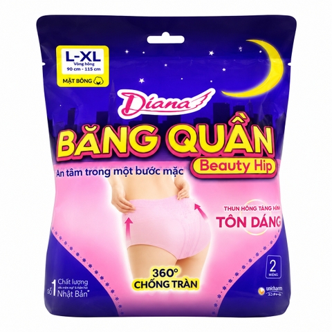 Băng Vệ Sinh Diana Băng Quần Size L-Xl (2 Miếng * 48 Gói)