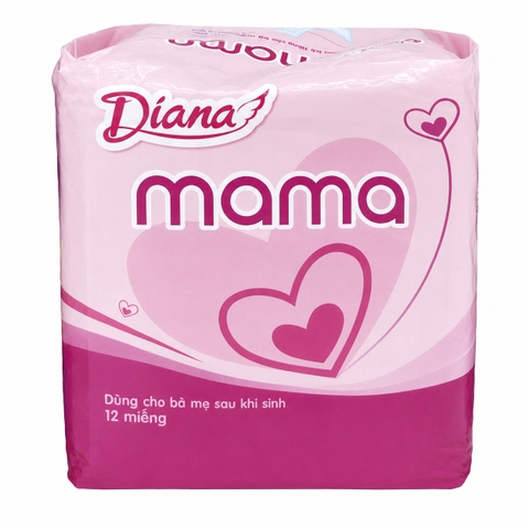 Băng Vệ Sinh Diana Mama (12 Miếng * 48 Gói)