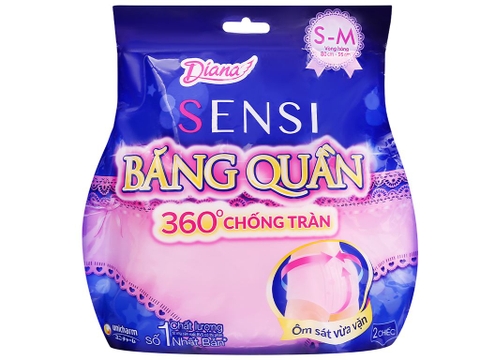 Băng Vệ Sinh Diana Băng Quần Size S-M (2 Miếng * 48 Gói)