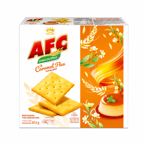 Bánh Cracker AFC Vị Lúa Mì  (215.6G*16 hộp)