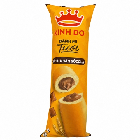 Bánh Mì Tươi Ổ Dài Socola (80G * 50 Gói)