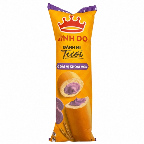 Bánh Mì Tươi Ổ Dài Khoai Môn (80G * 50 Gói)