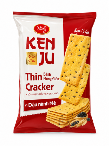 Bánh Quy Kenju Vị Đậu Nành Mè(192G*18 Túi)