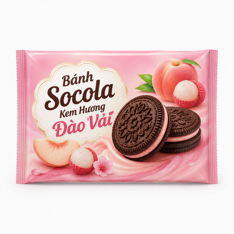 Bánh Socola Kem Hương Đào Vải