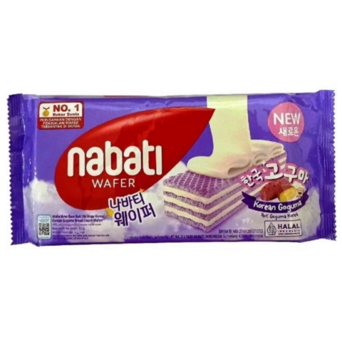Bánh Xốp Kem Goguma Nabati Goguma Cream Wafer (110G*24 Gói)