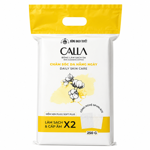Bông Làm Sạch Da Calla Mềm Mịn (250G*40 túi)