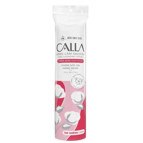 Bông Làm Sạch Da Calla Tròn Mịn (120 Miếng*108 Gói)