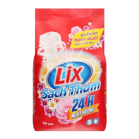 Bột Giặt Lix Sạch Thơm (2Kg*6 Gói)