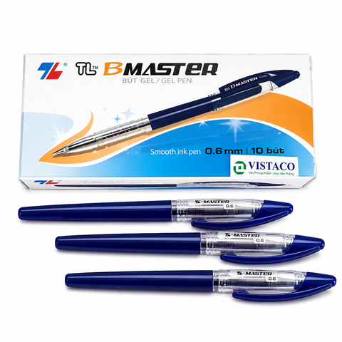 Bút GEL-B01 hộp 10 Master Xanh Thiên Long