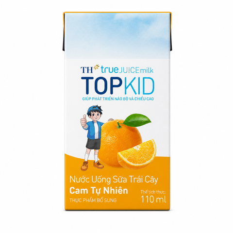 Nước Sữa Trái Cây Cam TH True Juice Milk (110ML*48 hộp)