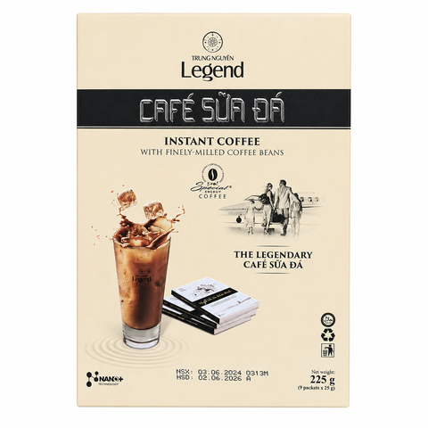 Cà Phê Legend Cà Phê Sữa Đá (225G*24 Hộp)