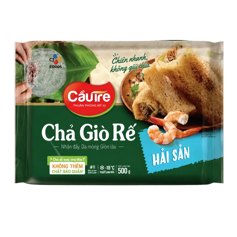 Chả Giò Rế Hải Sản Cầu Tre (500G * 12 Gói)