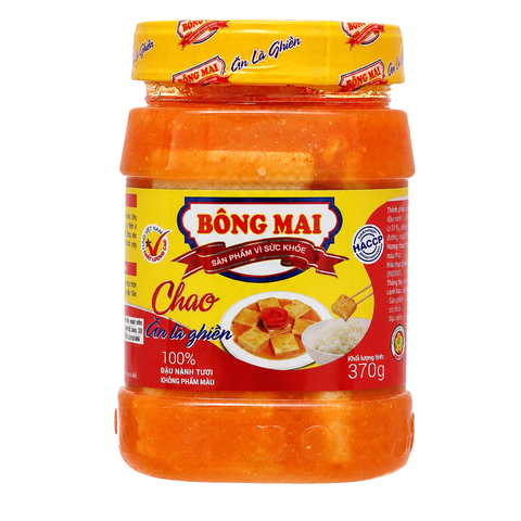 Chao Đậu Bông Mai Nắp Vàng (370G*24 Hũ)