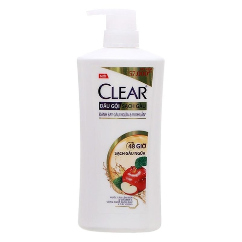 Clear Dầu Gội Sạch Gàu Gừng Và Hoa Cúc (630G*8 Chai)