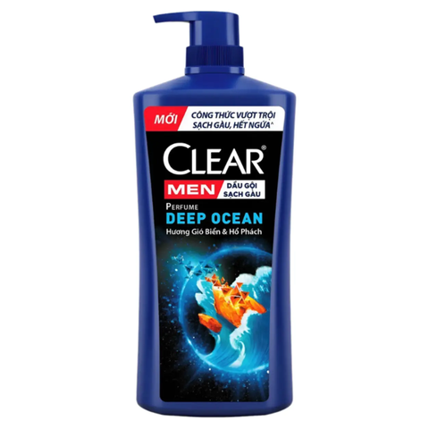 Clear Men Dầu Gội Sạch Gàu Hương Nước Hoa Biển & Hổ Phách (600G * 8 Chai)