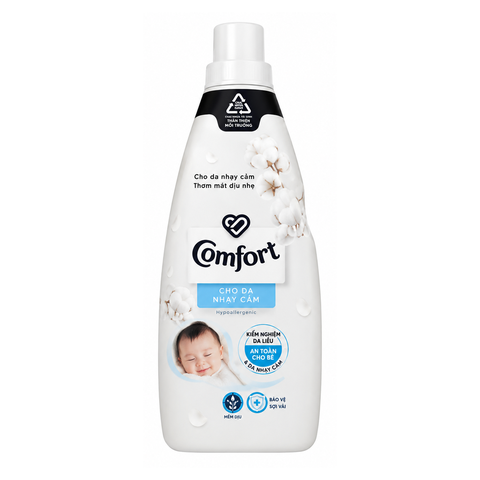 Comfort Nước Xả Mềm Vải Dịu Nhẹ Thơm Hương Phấn (800ML * 12 Chai)