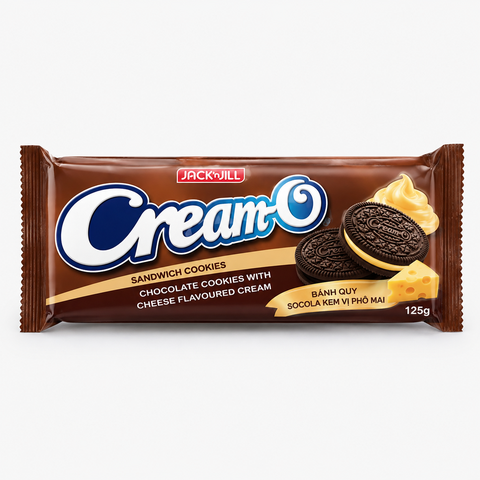 Cream Sandwich Cookies Bánh Quy Socola Kem Vị Phô Mai 125g
