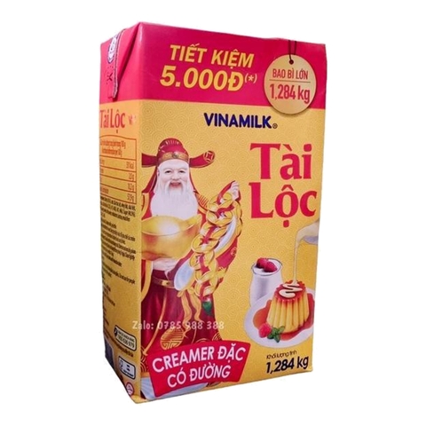 Creamer Đặc Có Đường Vinamilk Tài Lộc (1284G*12 hộp)
