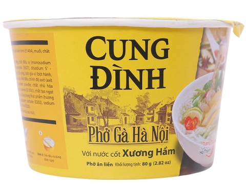 Cung Đình Phở Gà 12 Thố Tròn (73G*12 Thố)