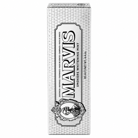 Kem Đánh Răng Marvis Smokers Whitening Mint Trắng Răng Hương Bạc Hà Cho Người Hút Thuốc 85ml
