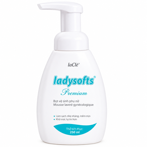 Bọt Vệ Sinh Phụ Nữ Ladysofts Premium Xanh 250ml