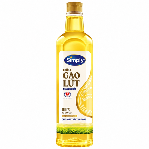 Dầu Gạo Lứt Simply (1L*12 Chai)
