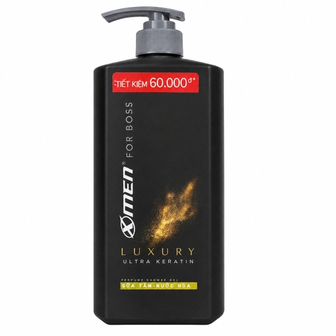 Dầu Gội Nước Hoa X-Men For Boss Luxury Ultra Keratin (650G*12 chai)