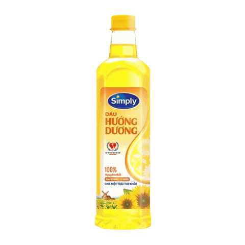 Dầu Hướng Dương Simply (1L*12 Chai)