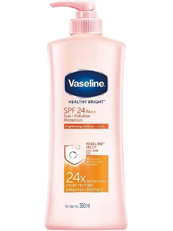 Sữa Dưỡng Thể Vaseline Healthy Bright Instant Radiance UV Tone-Up Lotion Sáng Da Tức Thì 4X 350ml
