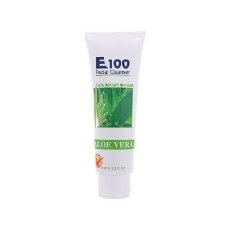 E100 Sữa Rửa Mặt Nha Đam (100G*24 tuýp)