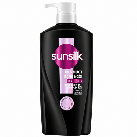 SUNSILK Dầu Xả Óng Mượt Rạng Ngời (600G * 8 Chai)