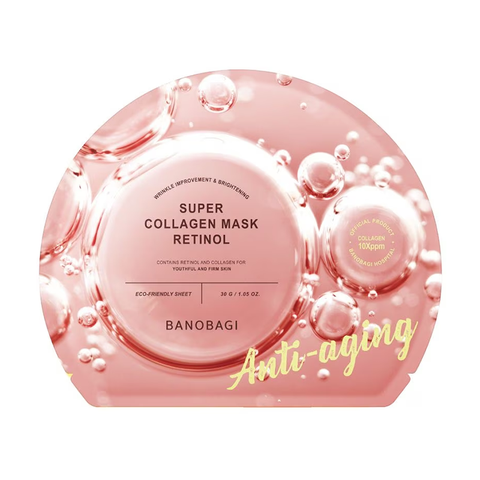 Mặt Nạ Banobagi Super Collagen Mask Retinol Anti-Aging 30g Hộp 10 Miếng
