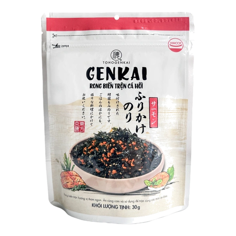 GENKAI Rong Biển Trộn Cơm Cá hồi 30G (30G * 24 Gói)